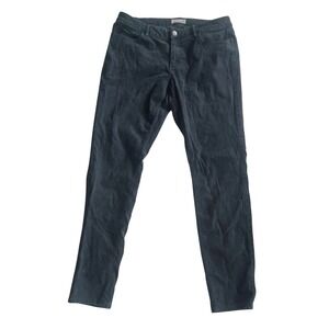 Loft Pants Womens‎ 10 Blue Corduroy Curvy Skinny Slim Fit 5 Pocket Chino 30x30